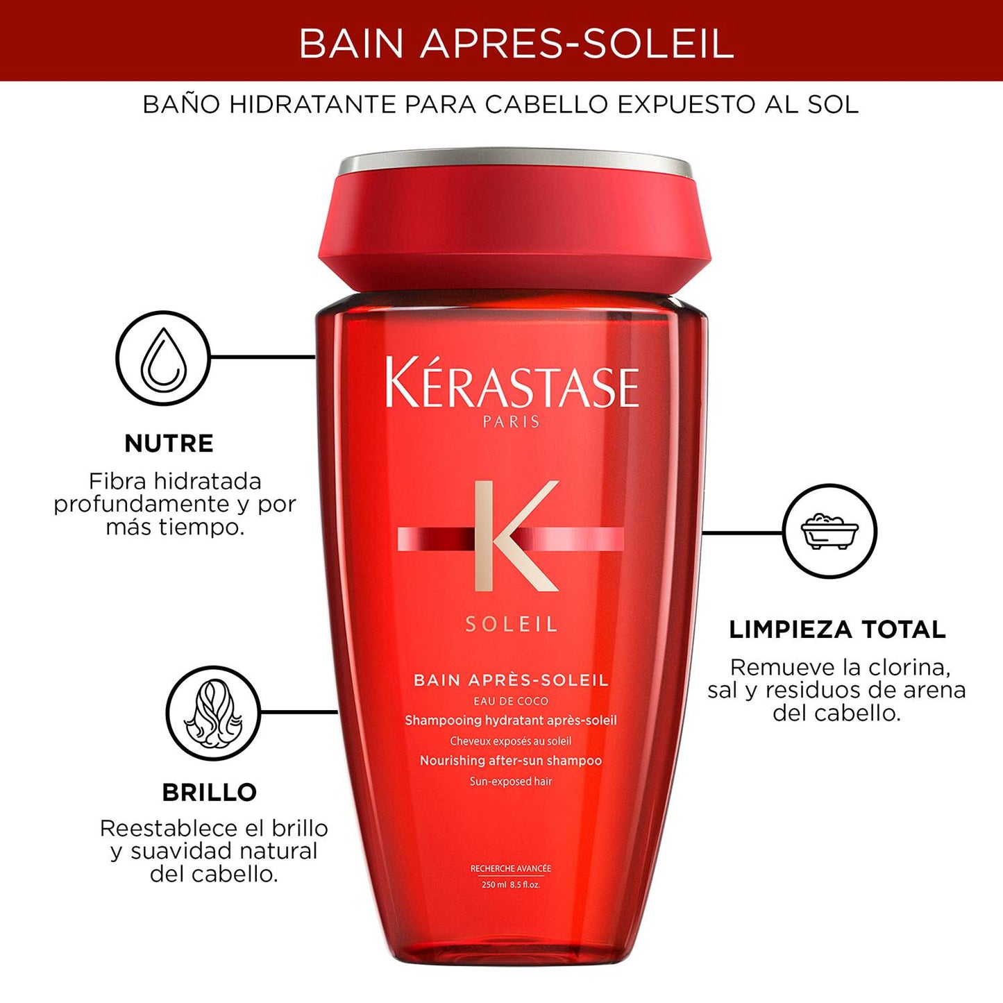 Shampoo Soleil Con Protección UV 250ml