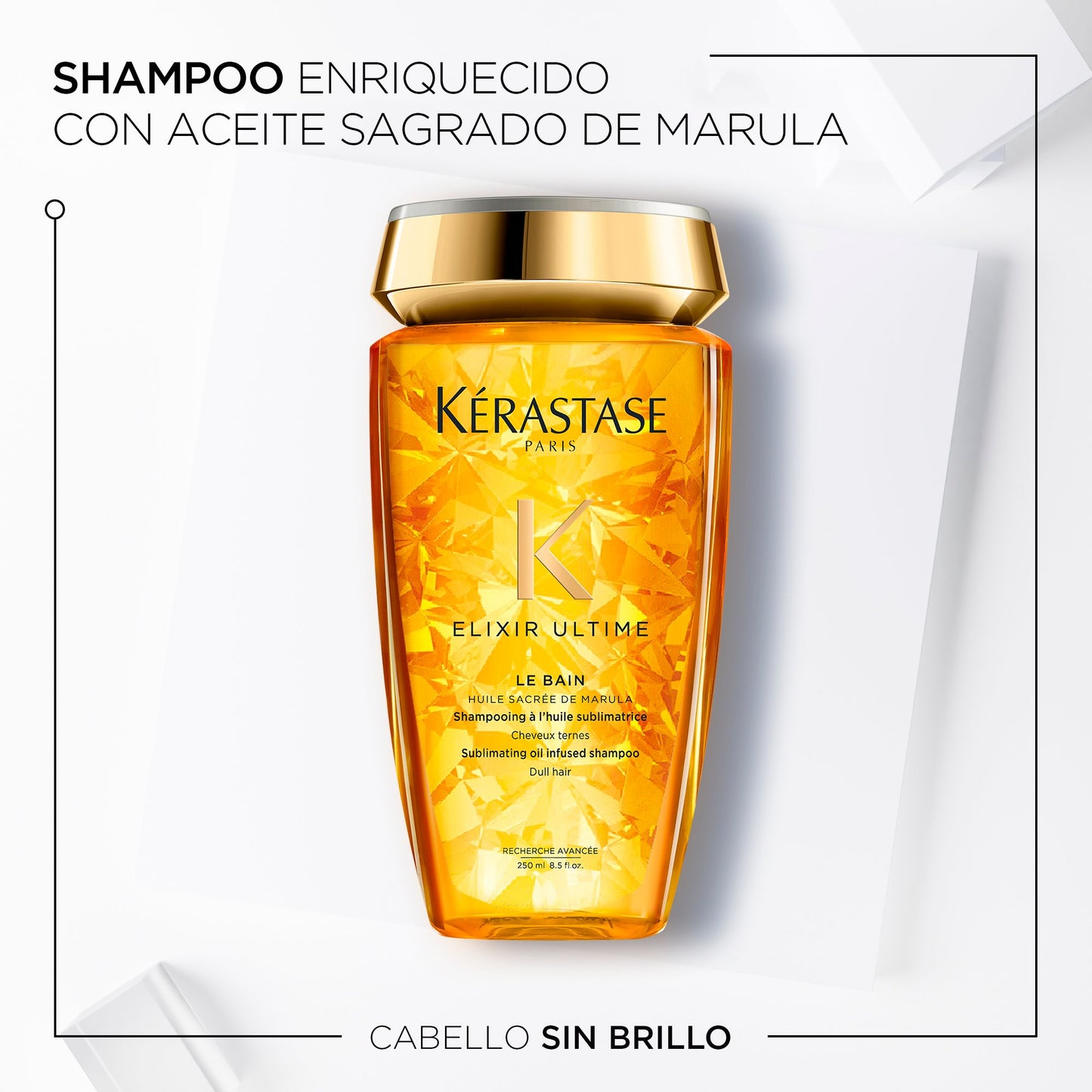 Shampoo Elixir Ultime para cabello con falta de brillo 250ml