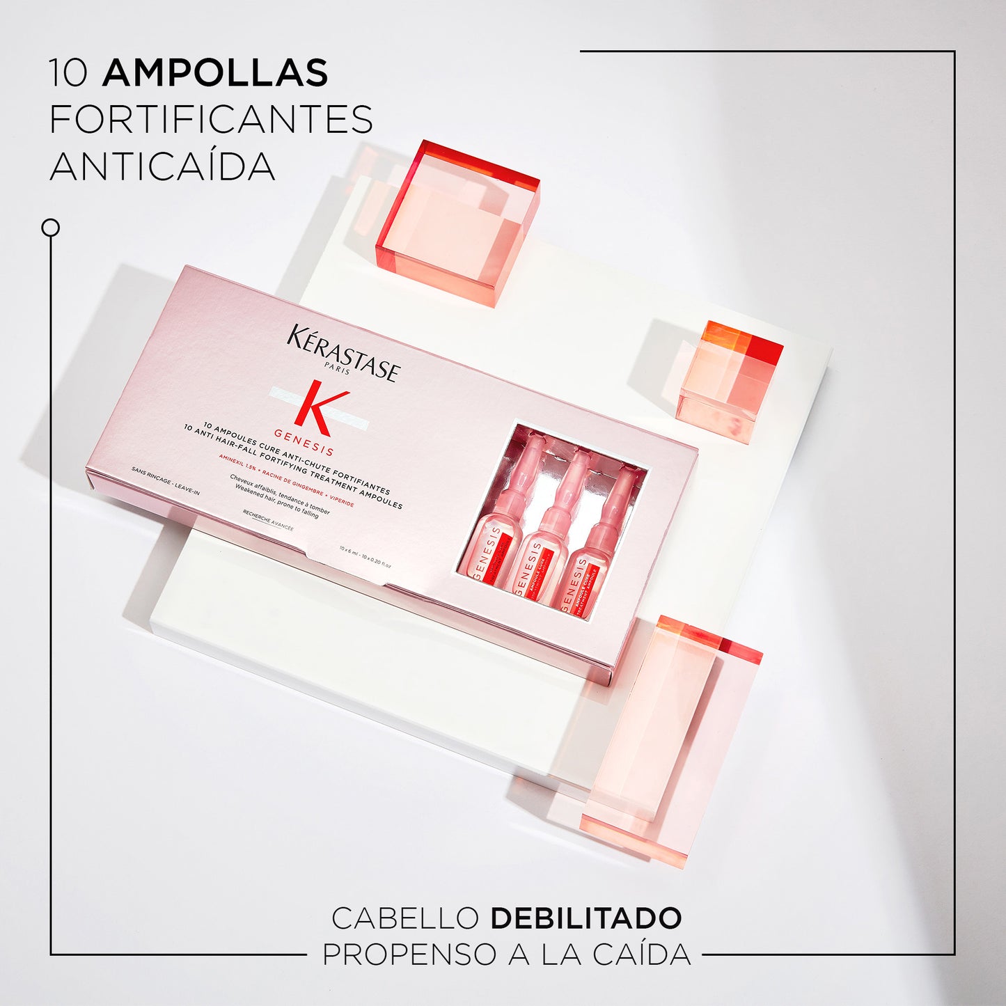 Ampollas Anti-Caída Genesis 10x6 ml