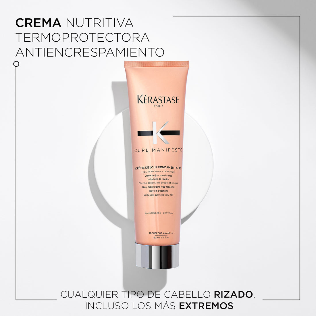 Crema Para Peinar Curl Manifesto Para Cabello Con Rulos 150ml
