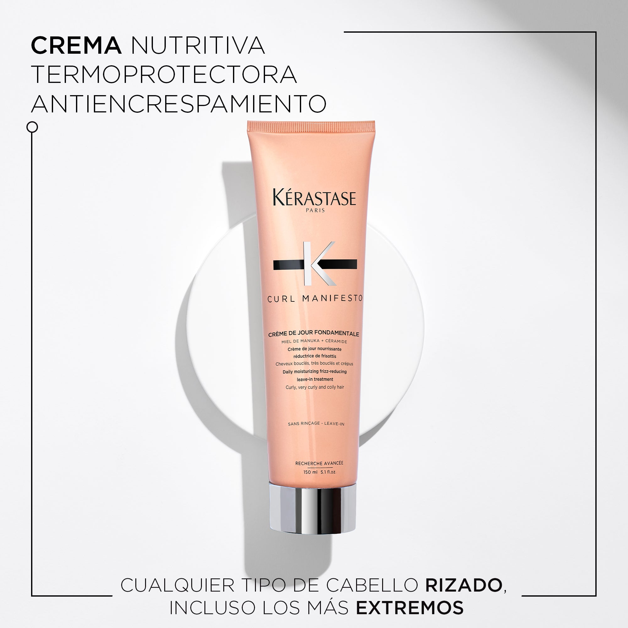 Crema Para Peinar Curl Manifesto Para Cabello Con Rulos 150ml