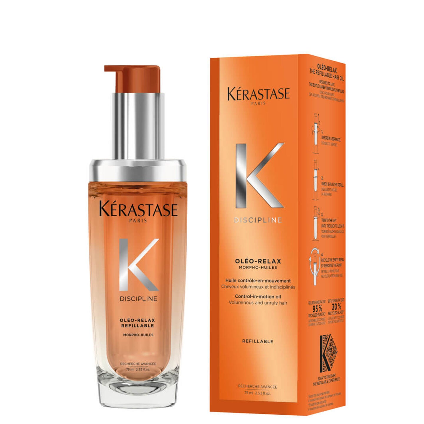 L'Huile Óleo Relax anti frizz 75 ml