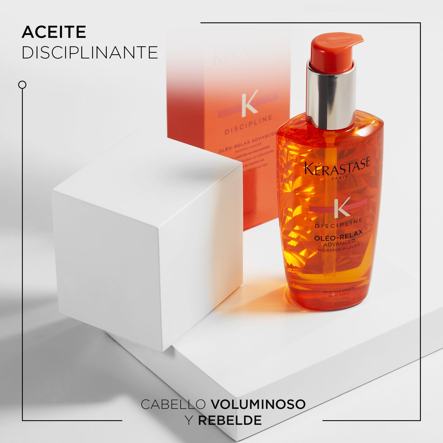 Sérum Discipline Óleo Relax para cabello rebelde con frizz 100 ml