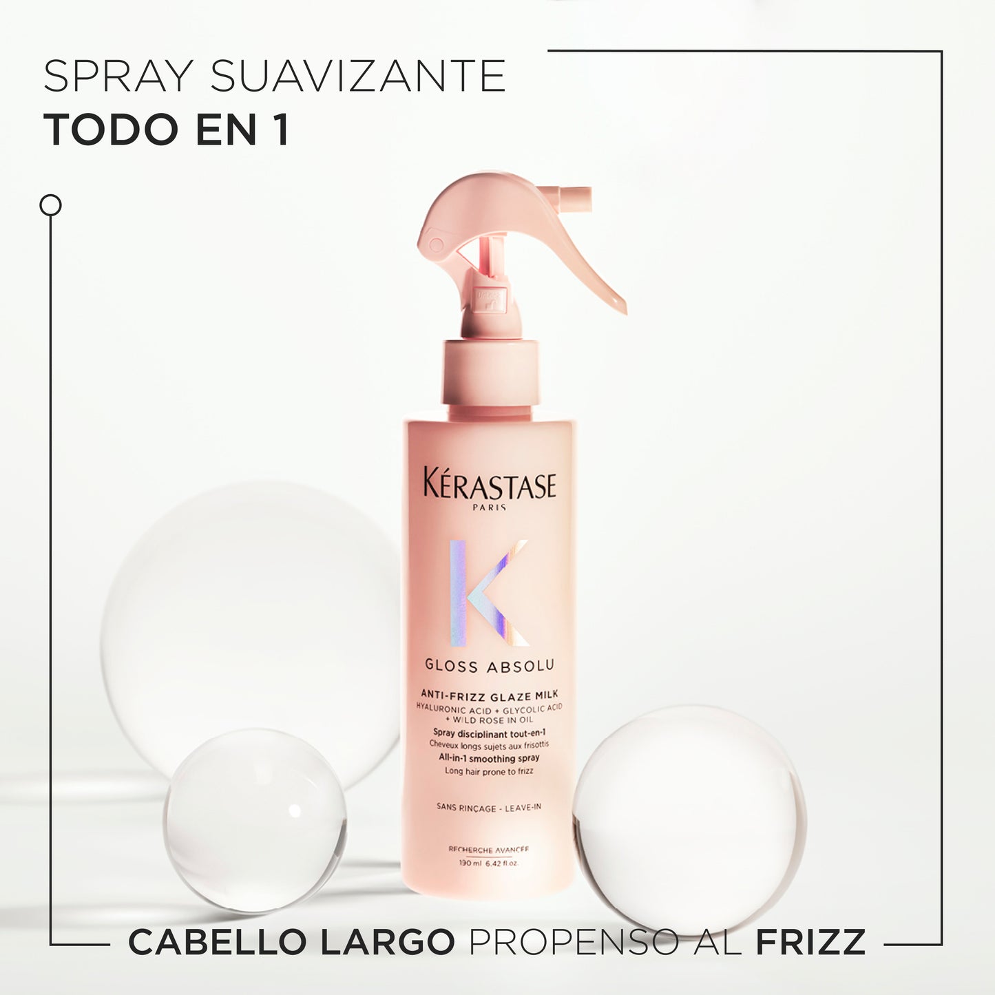 Spray Anti-Frizz Glaze Milk 190ml GLOSS ABSOLU