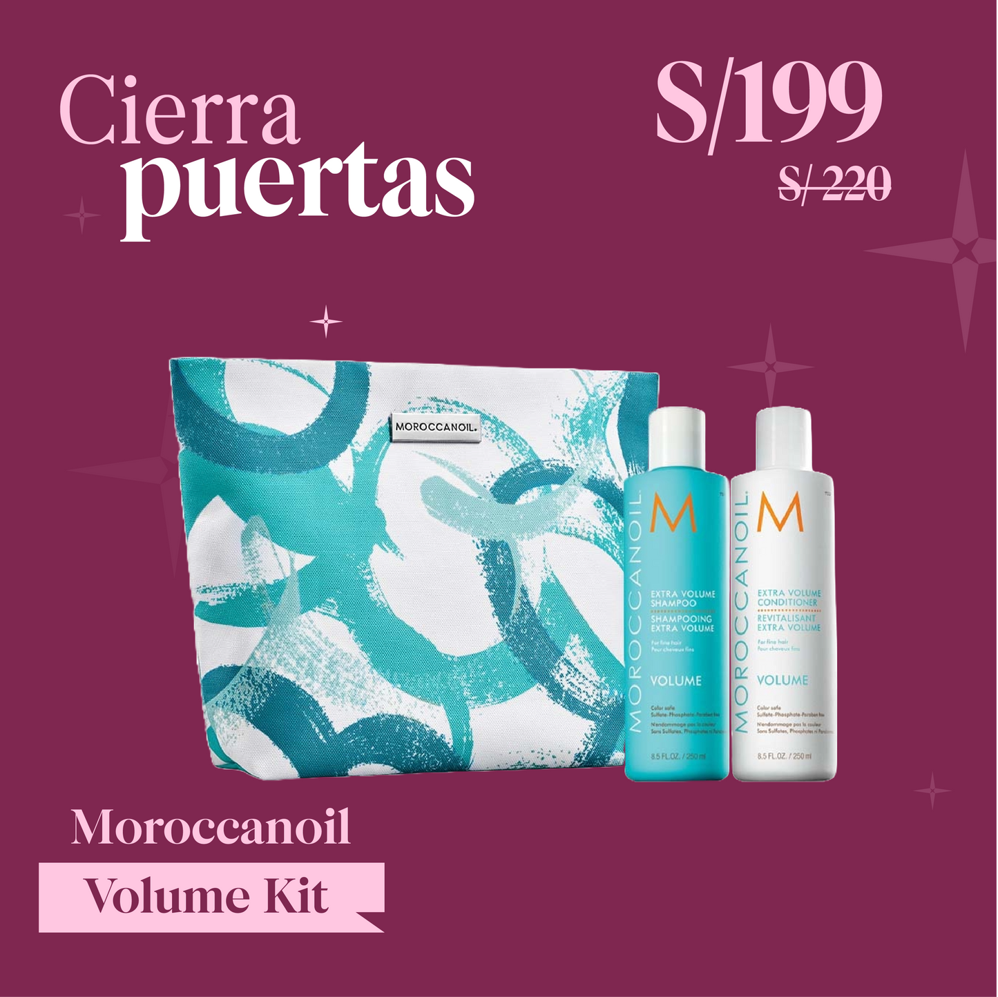 VOLUME HOLIDAY KIT MOROCCANOIL
