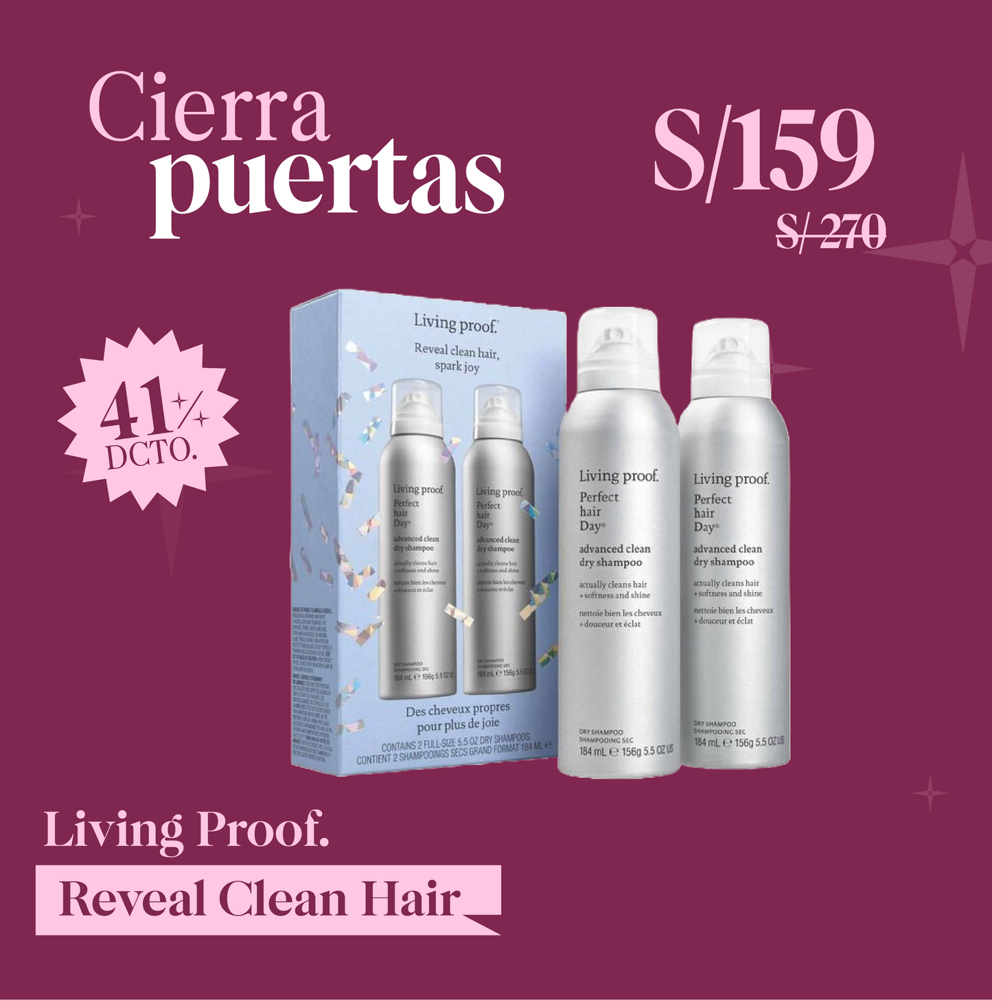 Pack Dry Shampoo Living Proof.