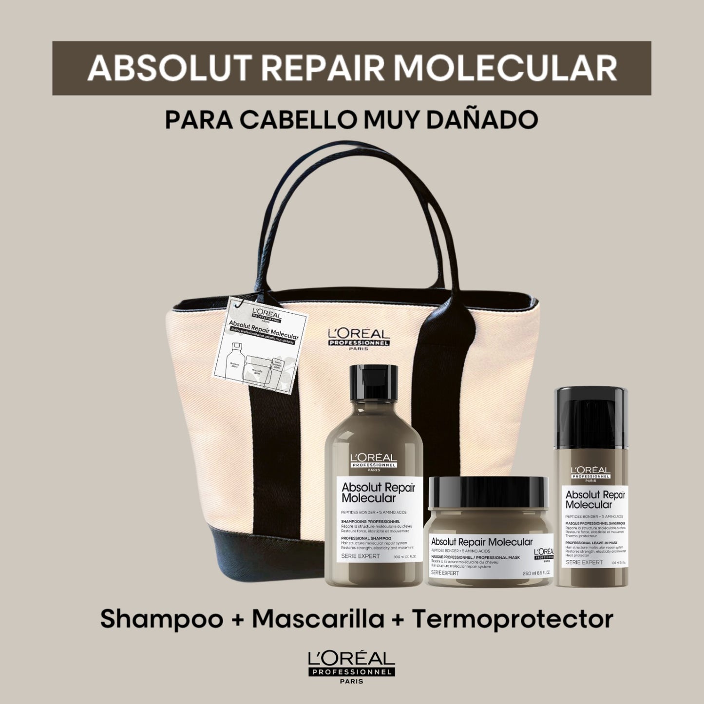 TRIPACK ABSOLUT REPAIR MOLECULAR (S+M+L) LP