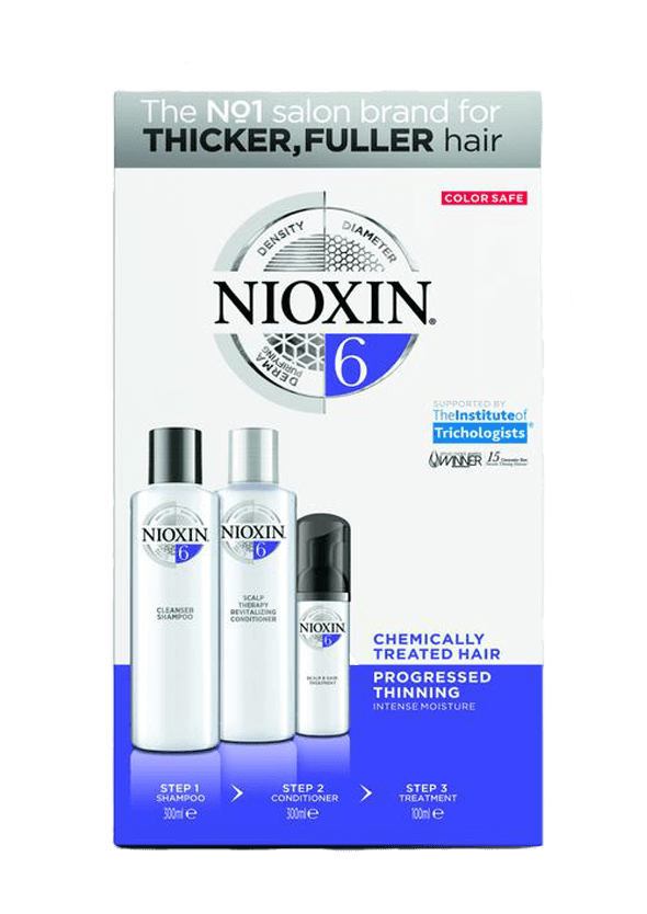 Nioxin 6 TrialKit SH300+CN300+TR100