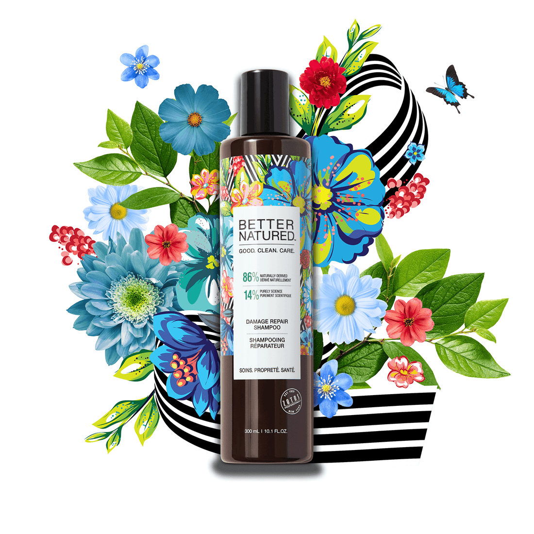 DAMAGED REPAIR SHAMPOO 300ML BETTER NATURED