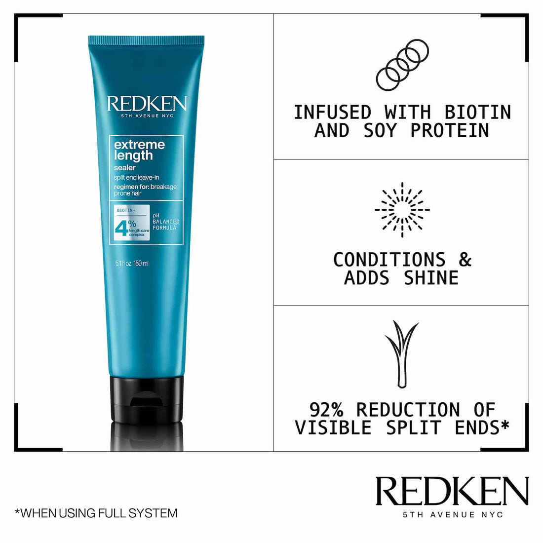 Extreme Length Sealer 150ml Redken