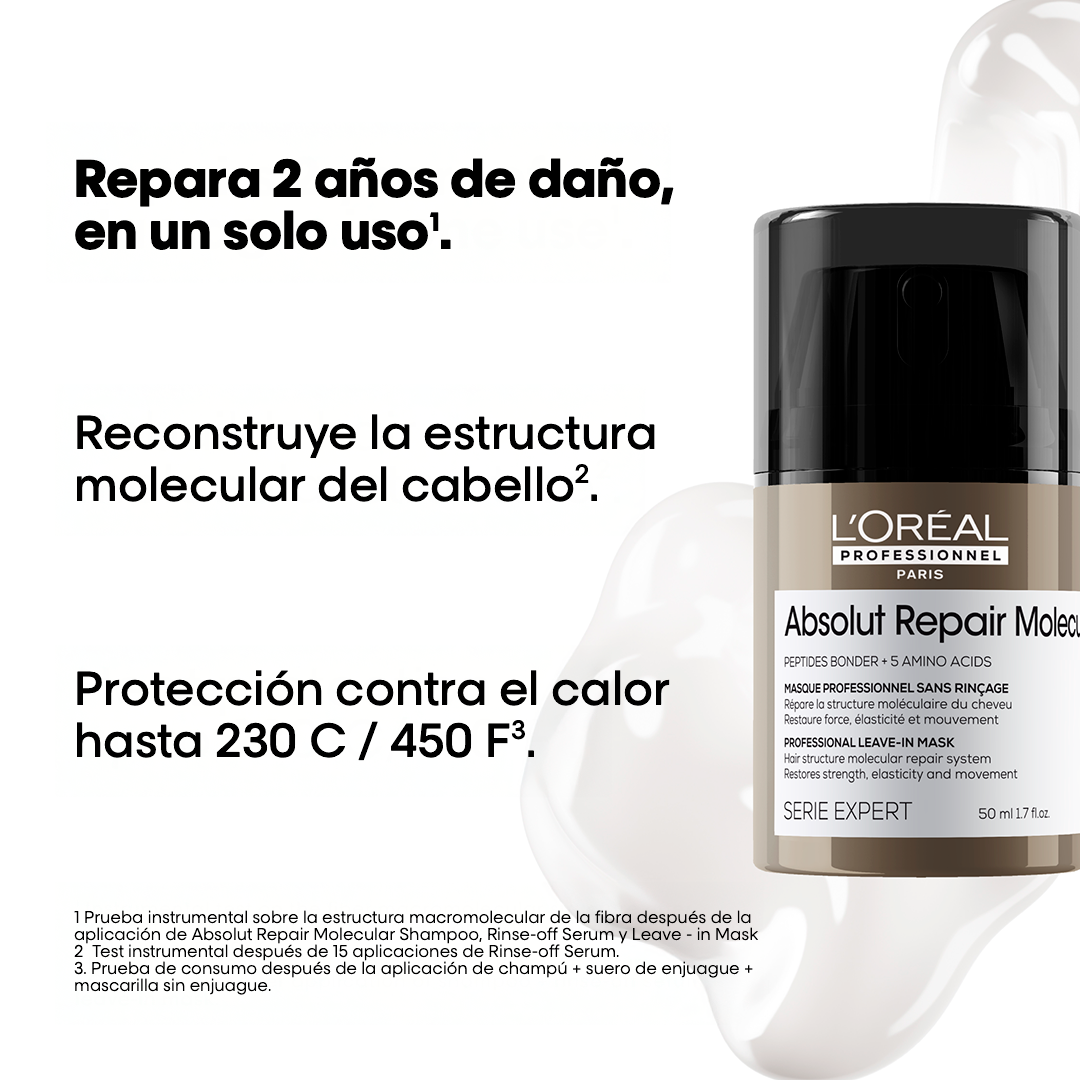 ABSOLUT REPAIR MOLECULAR LEAVE-IN MASK 50ML LP