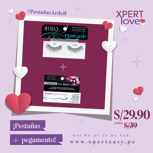 Dúo Pestañas 105 + Adhesivo oscuro ARDELL