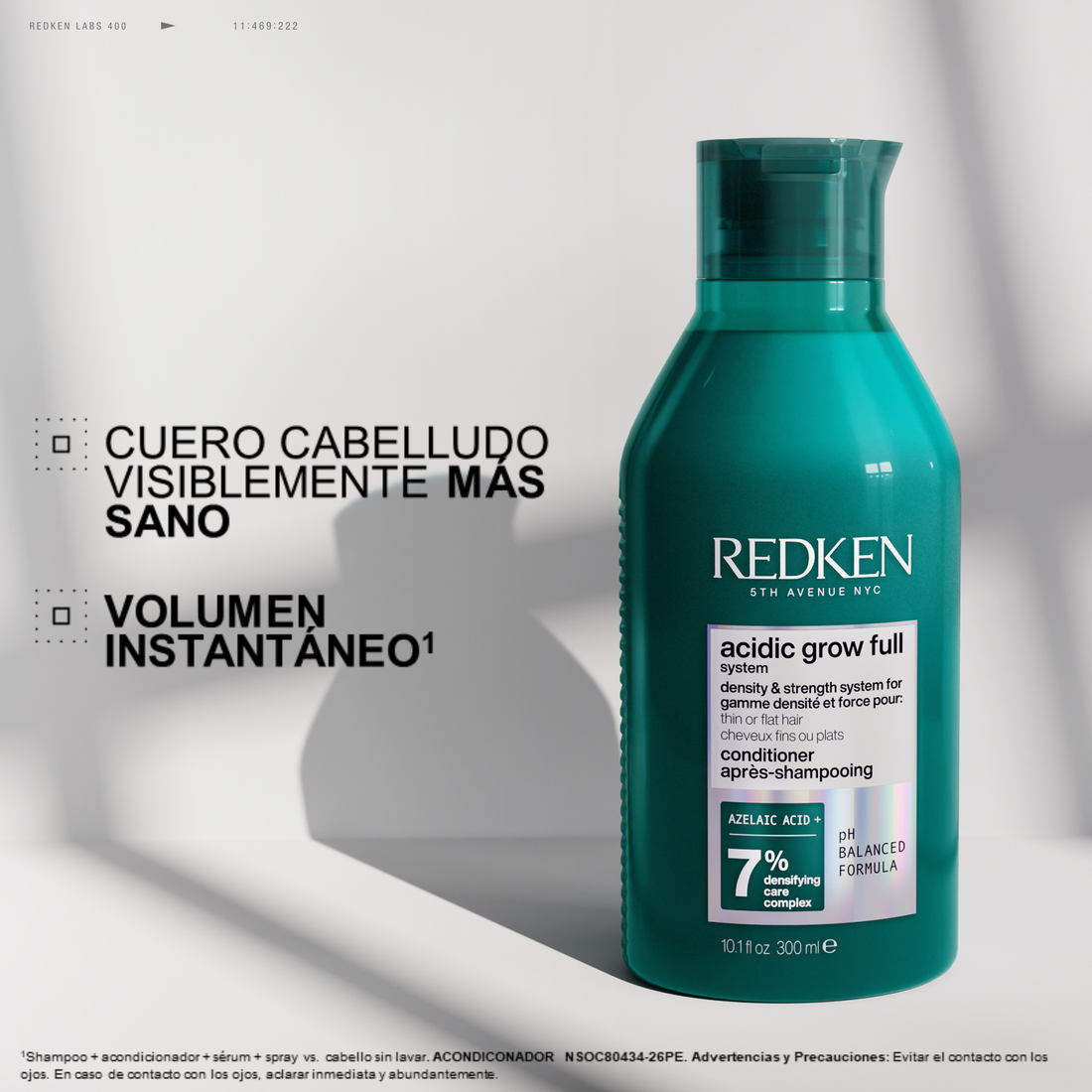ACIDIC GROW FULL CONDITIONER 300ML REDKEN