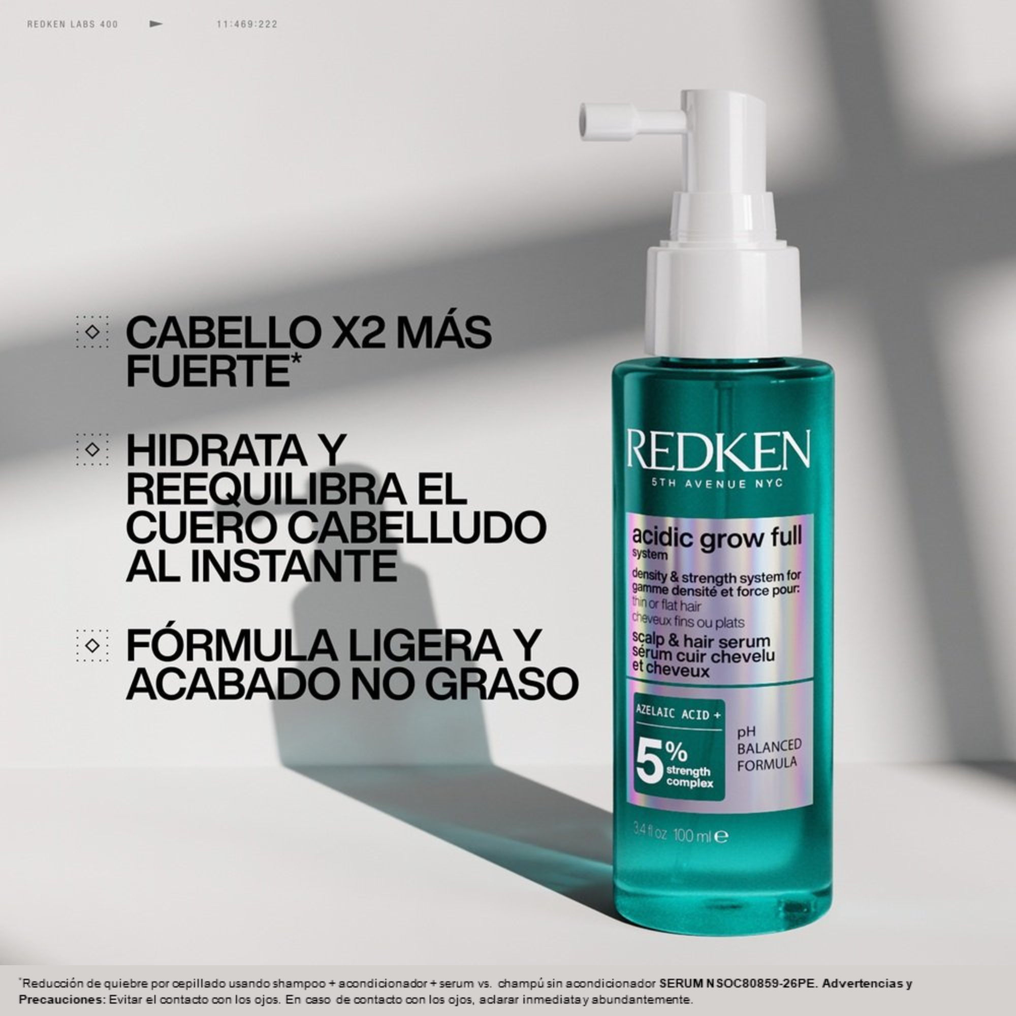 ACIDIC GROW FULL SERUM 100ML REDKEN