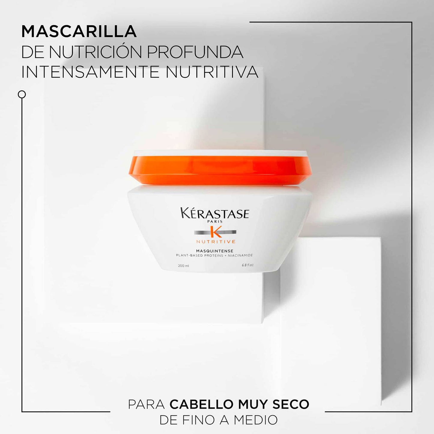 Mascarilla Masquitense De Nutrición Intensa Kérastase Nutritive Para Cabello Seco 200ml