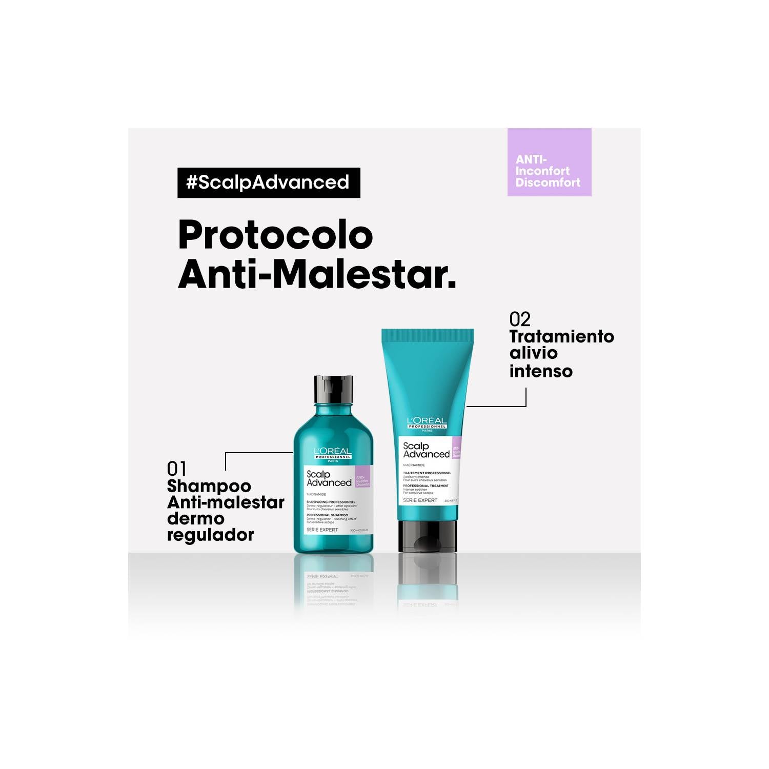 SHAMPOO SCALP ADVANCED ANTI-DISCOMFORT 500ML LP