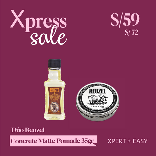 Dúo Concrete Matte Pomade 35gr + Shampoo 100ml