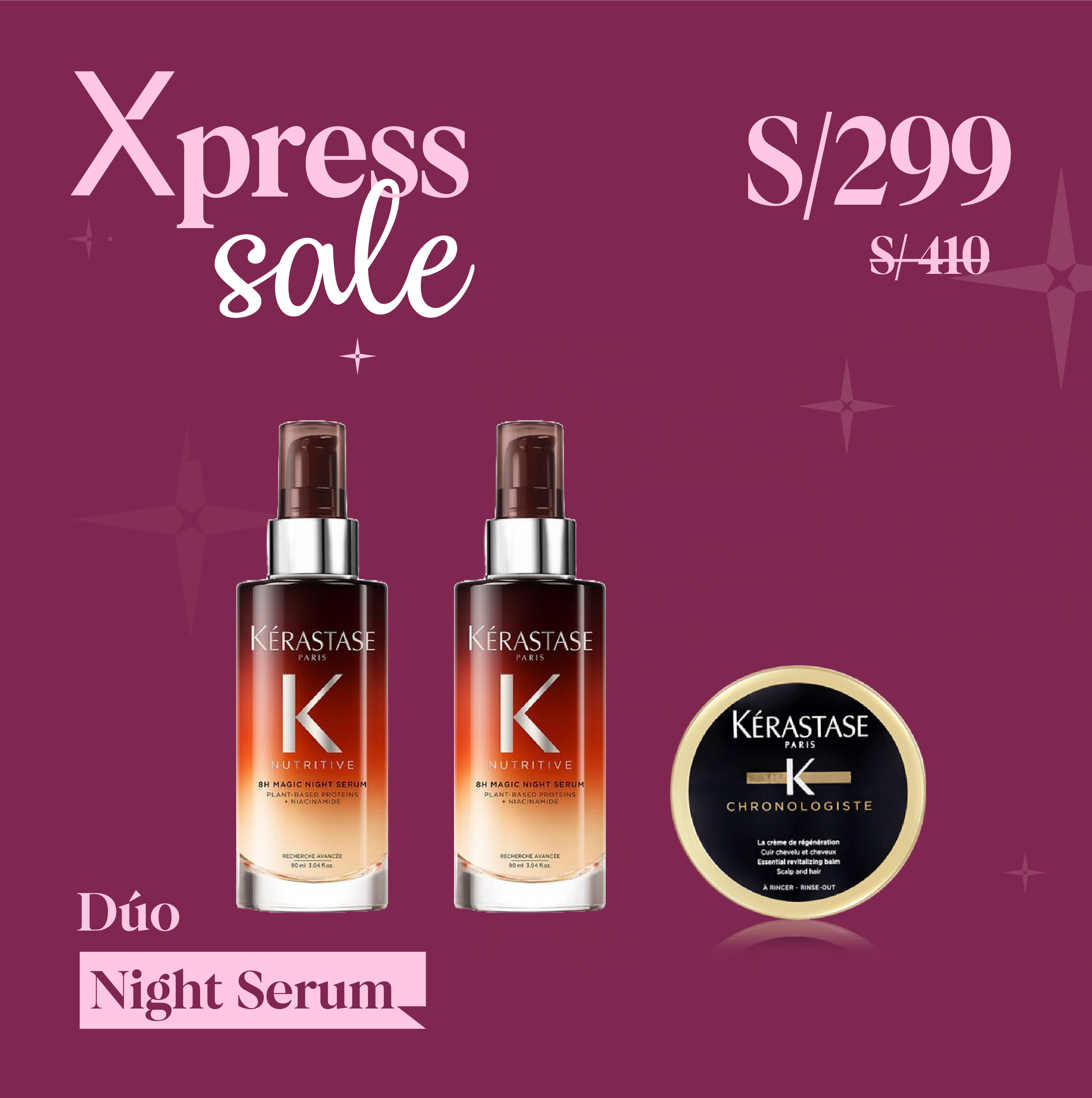 DÚO NIGHT SERUM KÉRASTASE