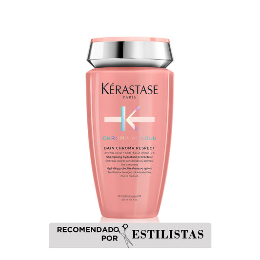 Shampoo Bain Chroma Respect para cabellos finos a medianos 250ml