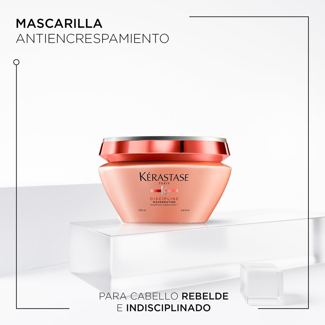 Mascarilla Discipline para cabello con frizz 200 ml
