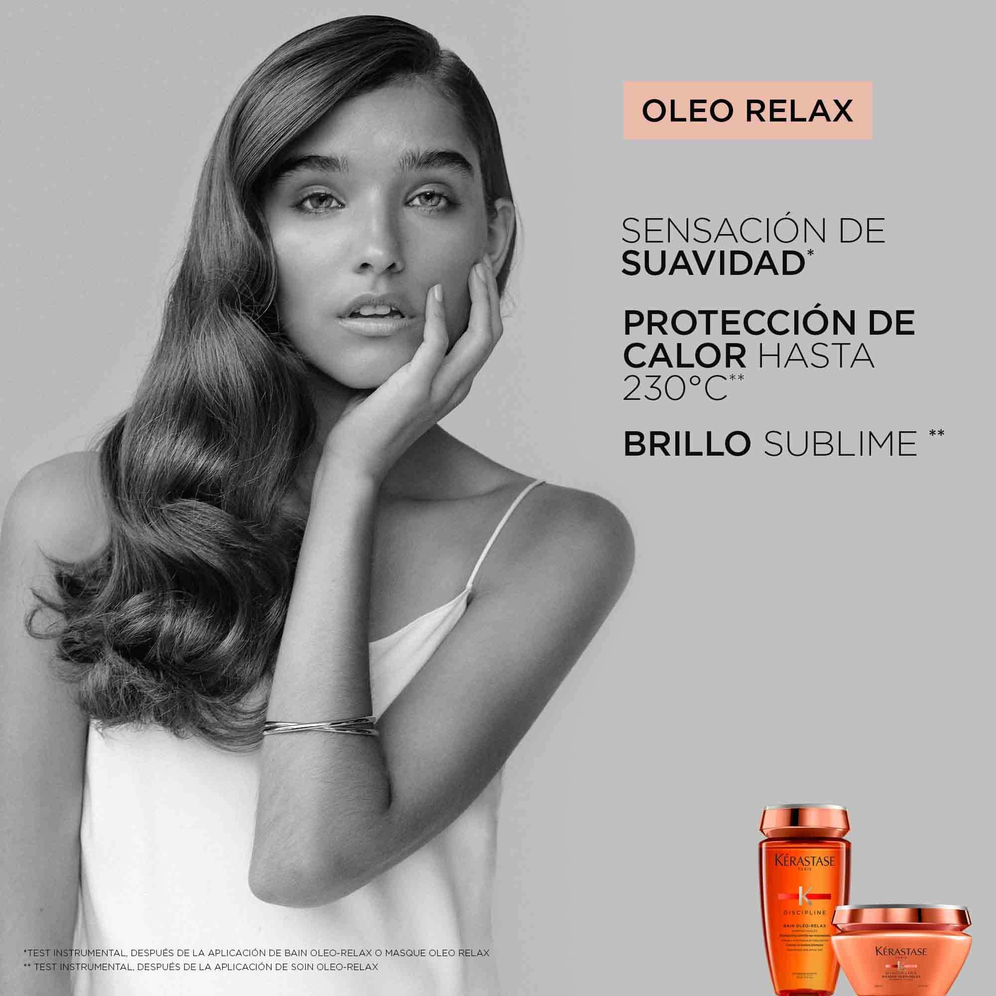 Mascarilla Discipline Óleo Relax para cabello rebelde con frizz 200 ml