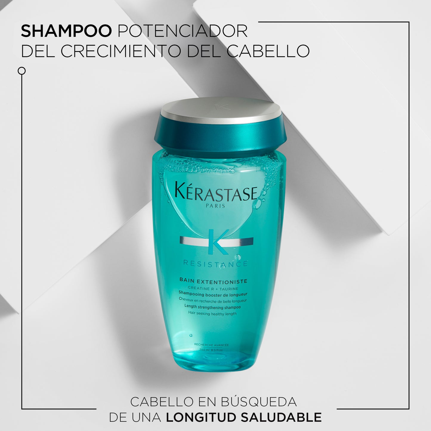 Shampoo Resistance Extentioniste para lograr un cabello largo saludable 250ml