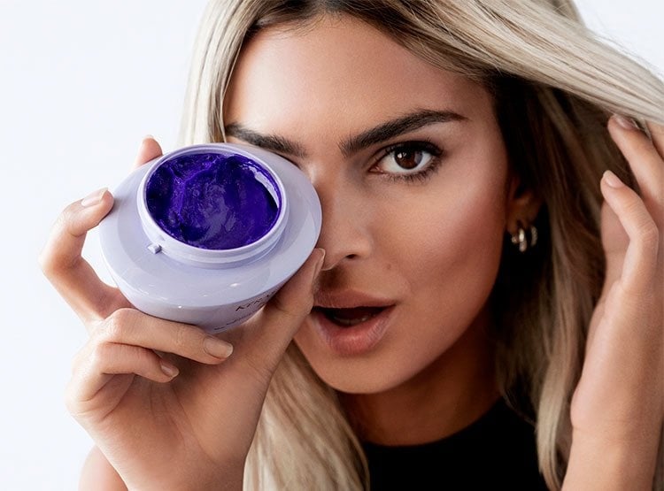 Mascarilla Ultra Violet Blond Absolu para cabello con mechas 200ml