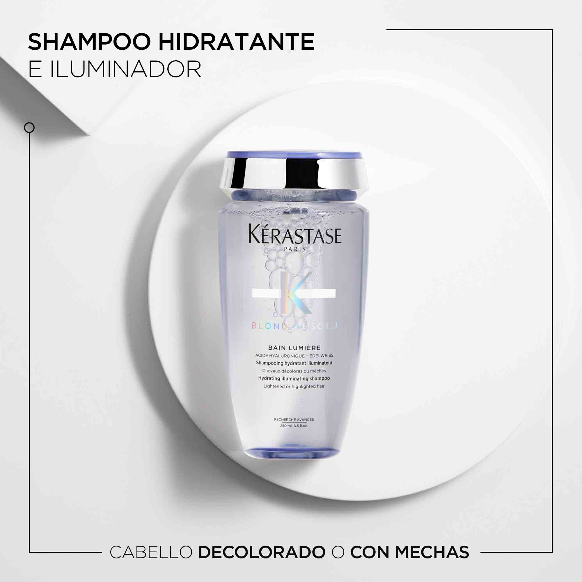 Shampoo Lumiére Blond Absolu para cabello con mechas 250ml