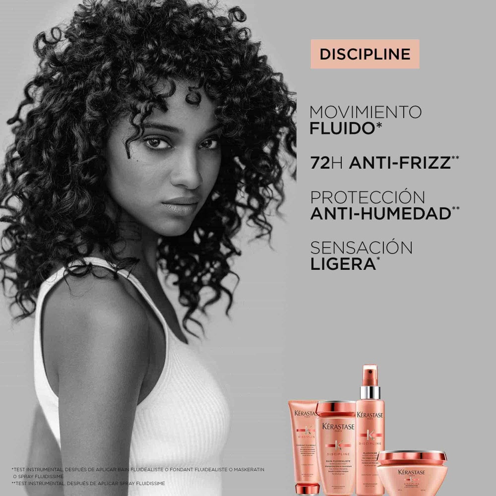 Shampoo Discipline para cabello con frizz 250 ml