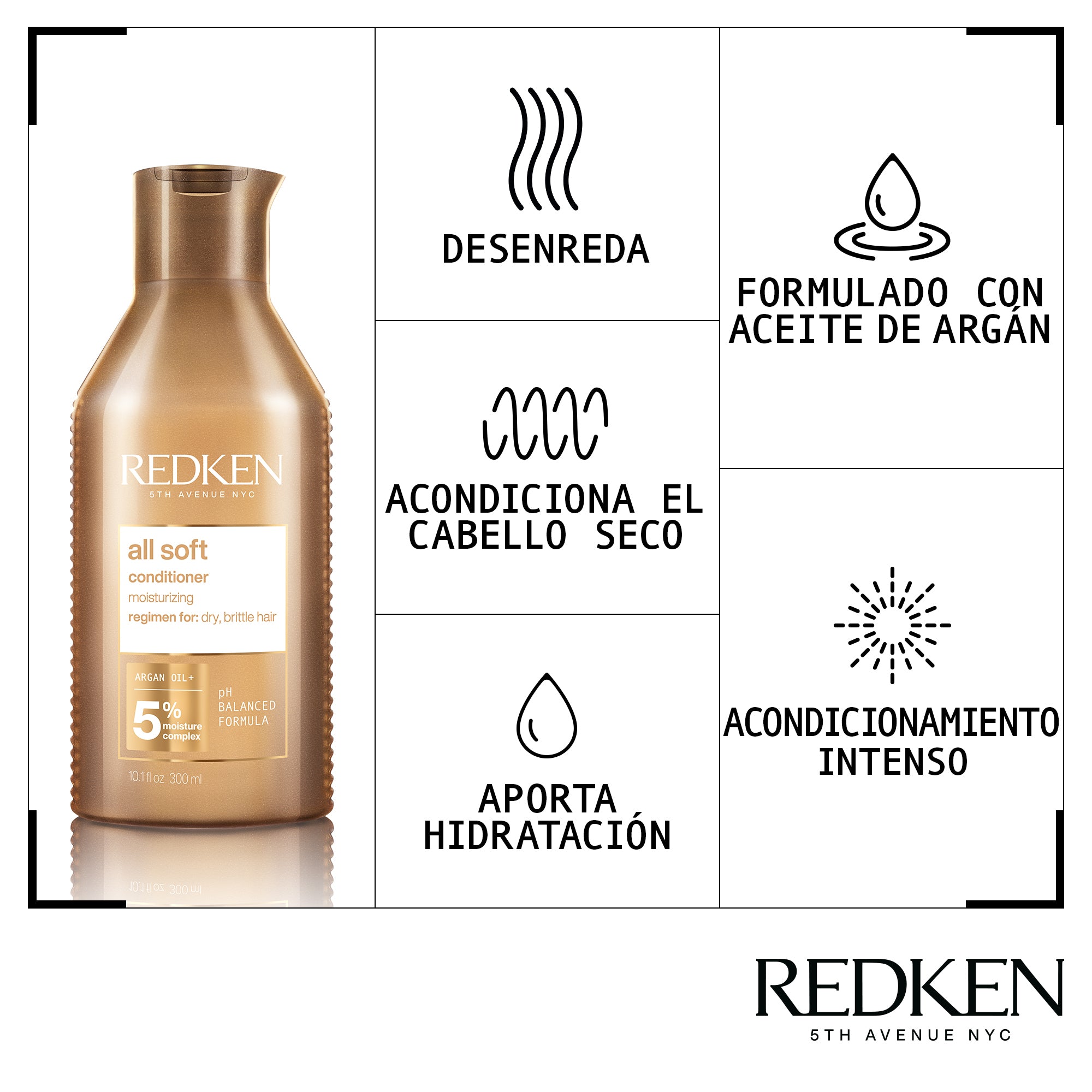 Acondicionador All Soft 500ml
