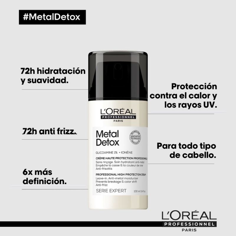 METAL DETOX LEAVE-IN PROTECTOR TERMICO 100ML LP