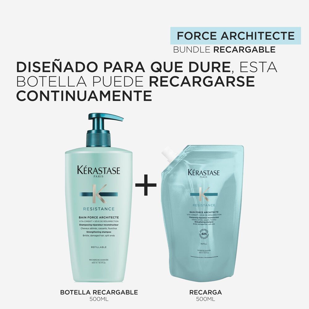 SHAMPOO REFILL BAIN FORCE ARCHITECTE 500ML