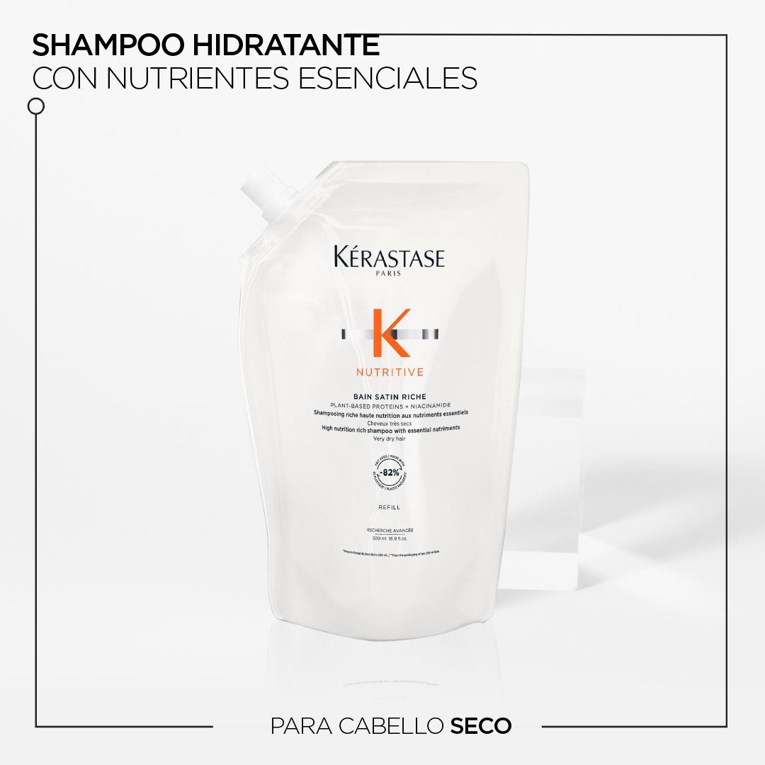 SHAMPOO REFILL SATIN RICHE 500ML NUTRITIVE
