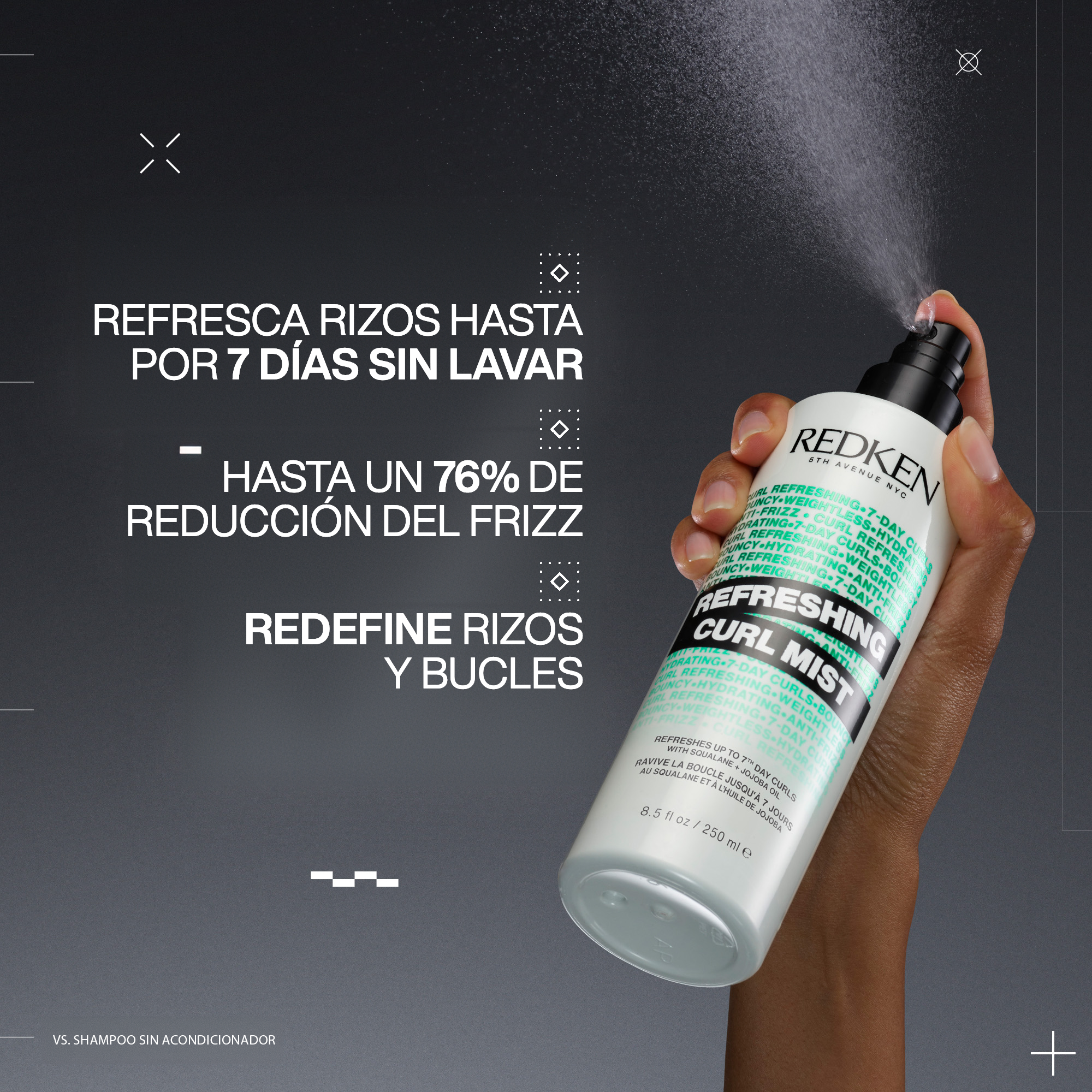 REFRESHING CURL MIST 250ML REDKEN