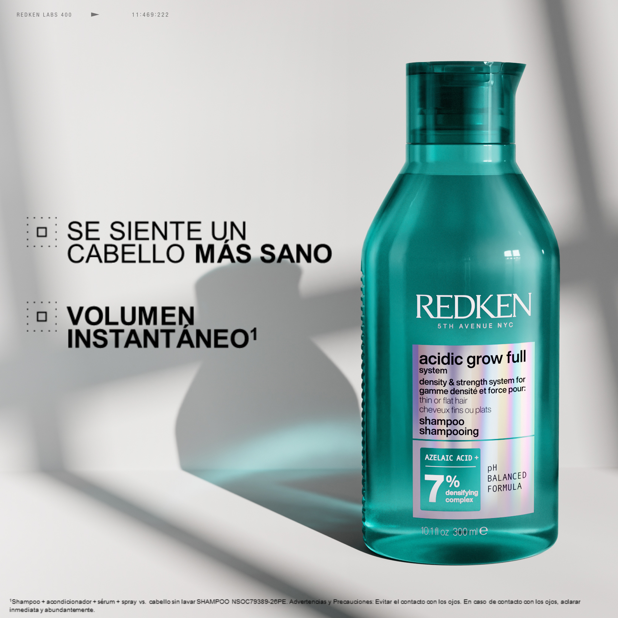 ACIDIC GROW FULL SHAMPOO 300ML REDKEN