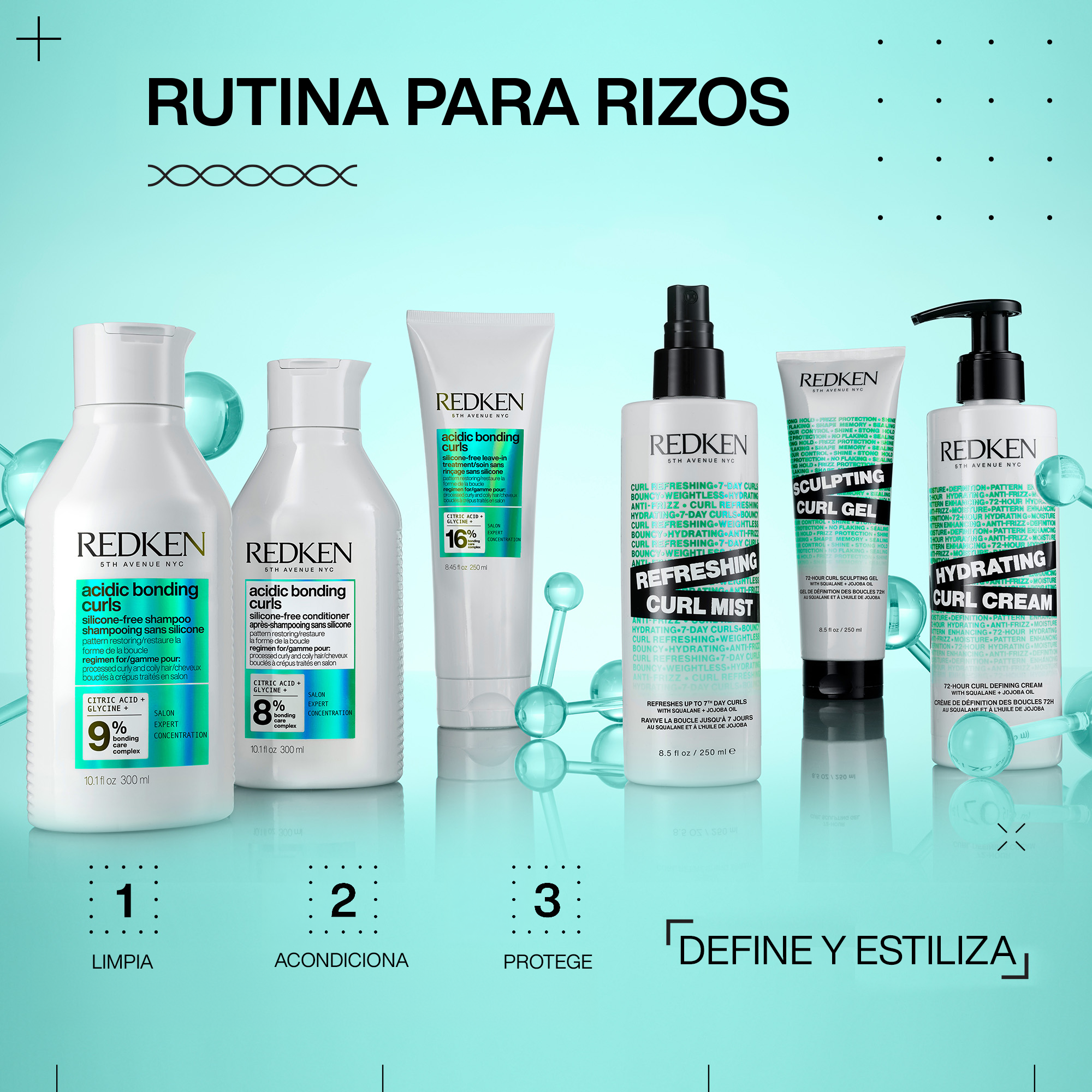 ABC CURLS SHAMPOO 300ML REDKEN