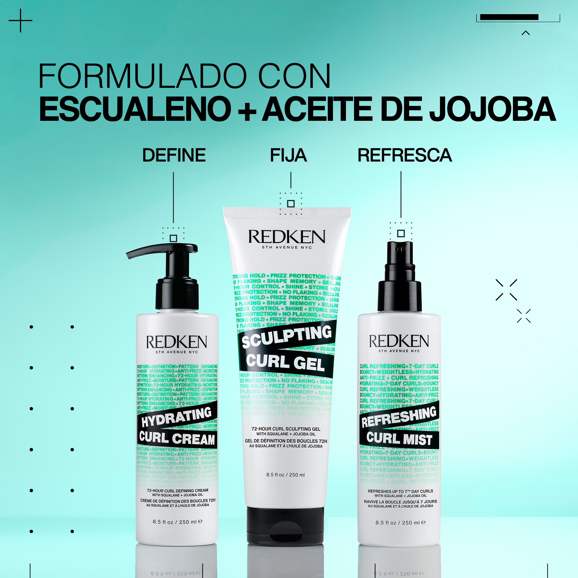 HYDRATING CURL CREAM 250ML REDKEN