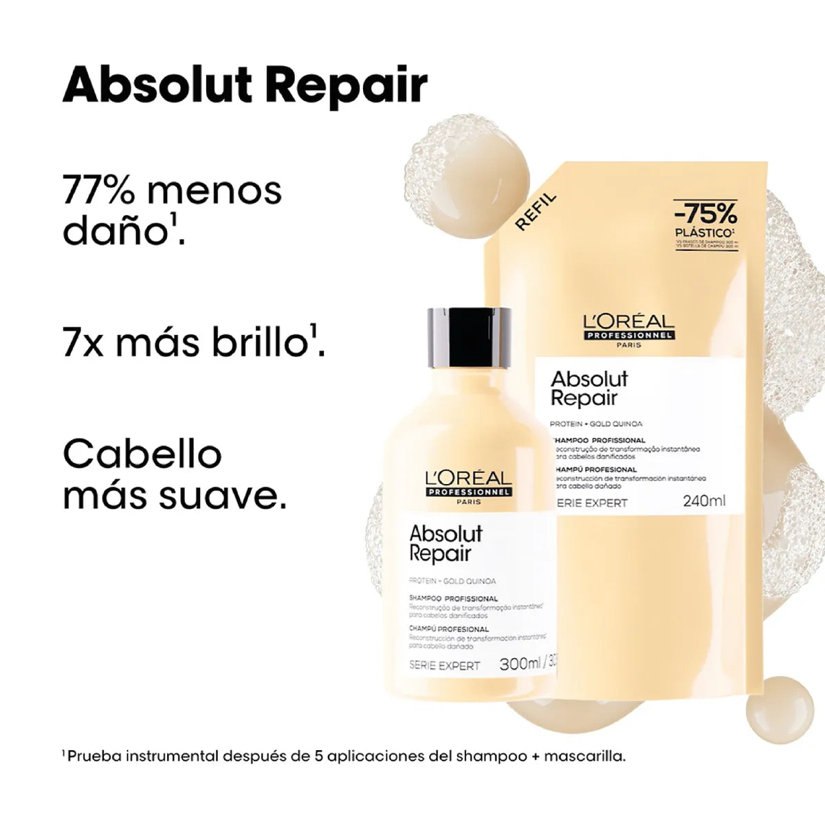 SHAMPOO ABSOLUT REPAIR REFILL 240ML