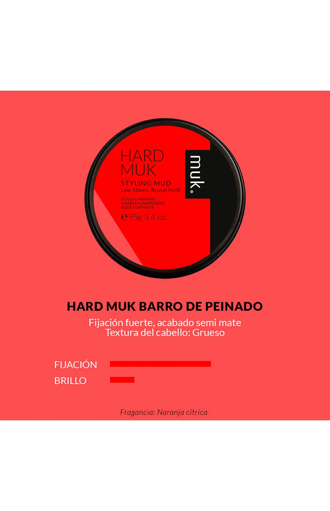 Hard Muk Barro de Peinado 95G