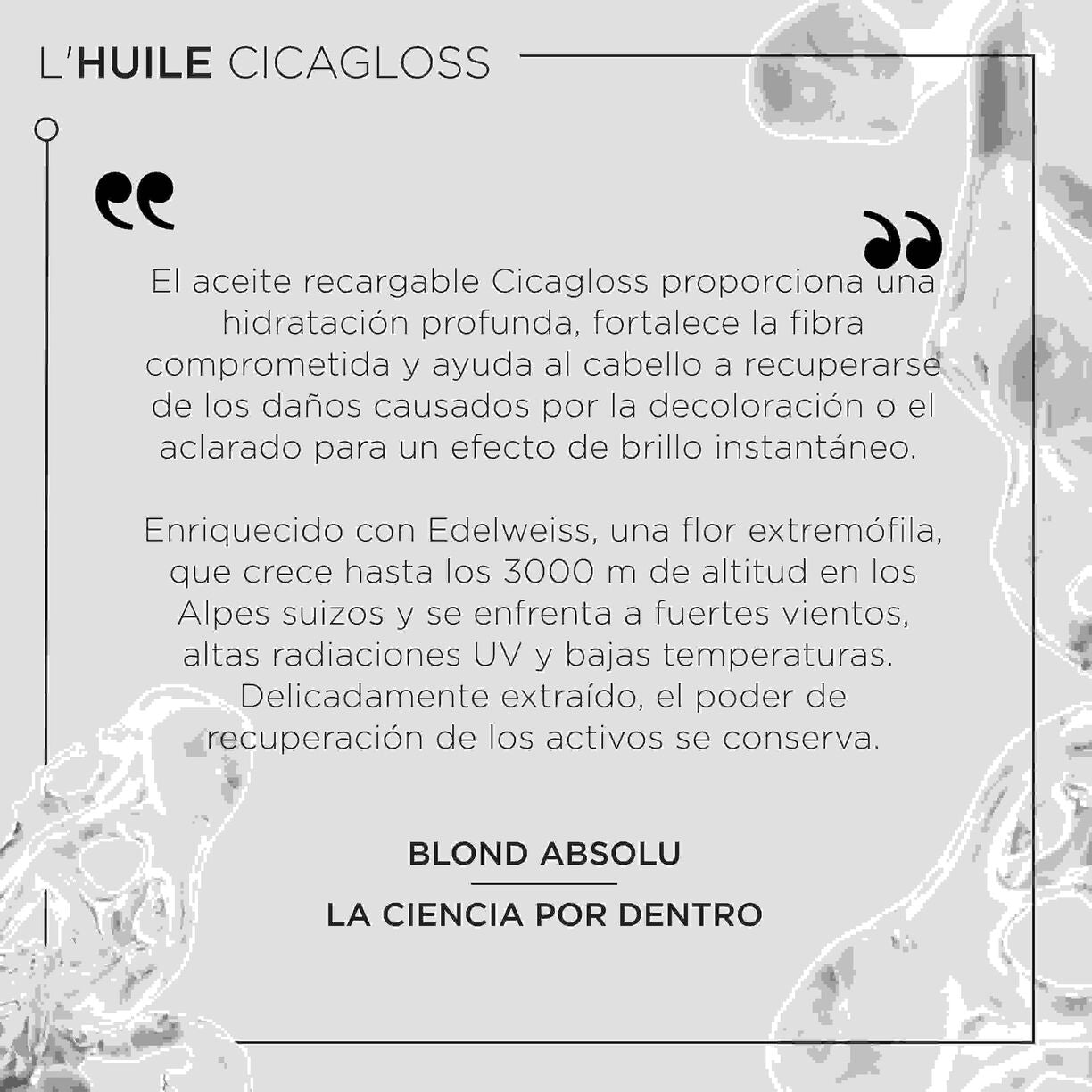 BLOND ABSOLU L'HUILE CICAGLOSS RECARGABLE 75ML