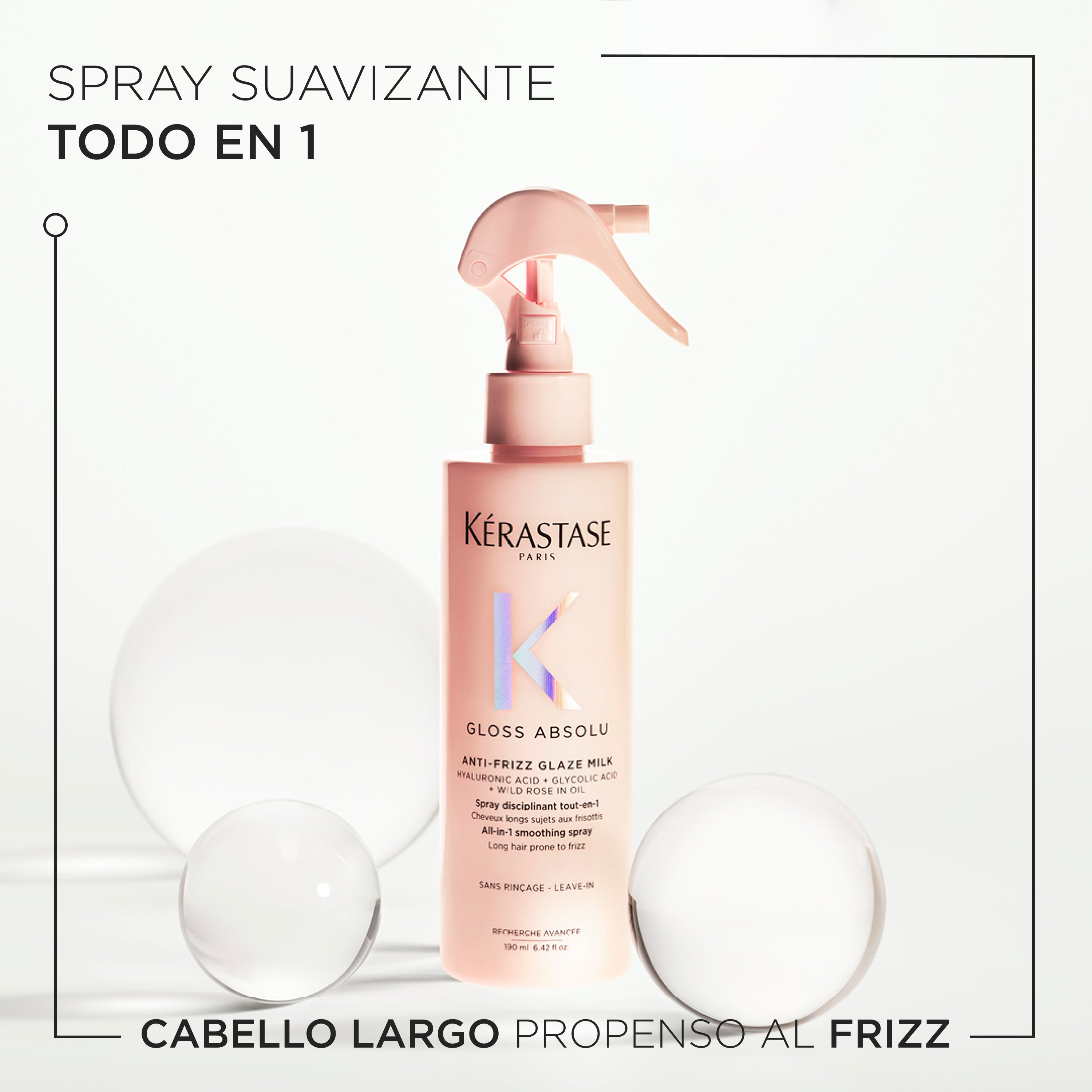 Spray Anti-Frizz Glaze Milk 190ml GLOSS ABSOLU