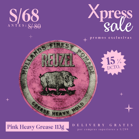 Pink Heavy Grease 113G Reuzel