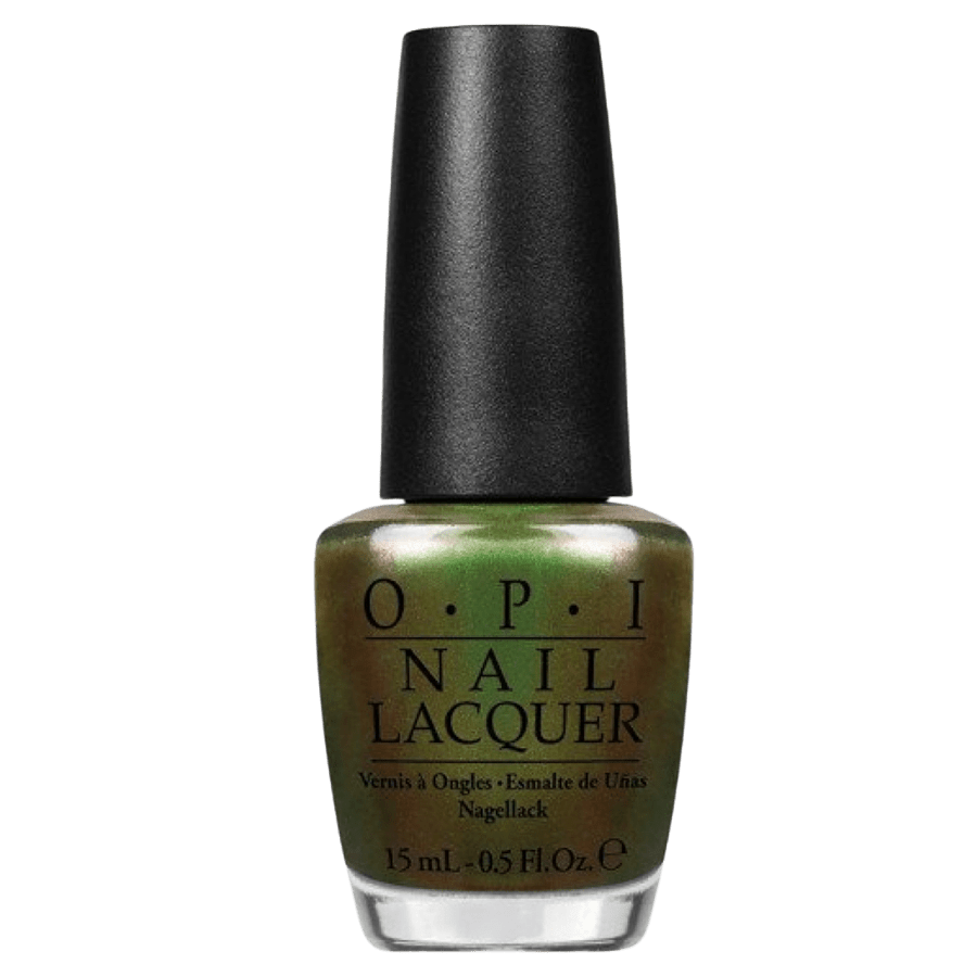 OPI LACQUER #NLC18 GREEN ON THE RUNWAY