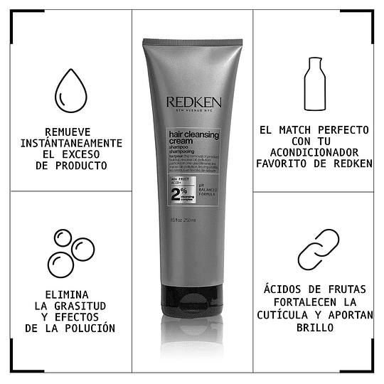 Shampoo de limpieza profunda Hair Cleansing Cream 250ml