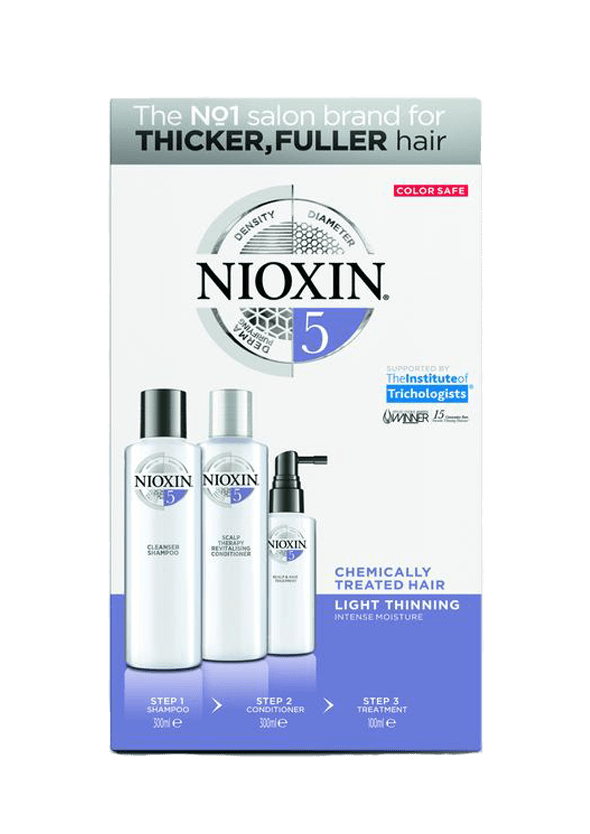 Nioxin 5 TrialKit SH300+CN300+TR100