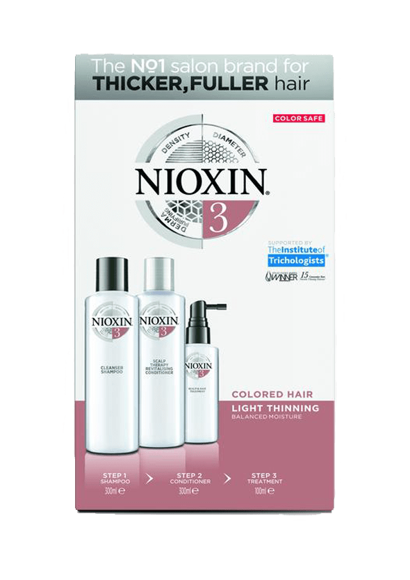 Nioxin 3 TrialKit SH300+CN300+TR100