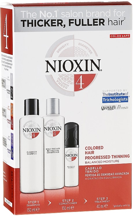Nioxin 4 TrialKit SH300+CN300+TR100